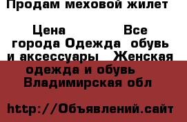 Продам меховой жилет › Цена ­ 14 500 - Все города Одежда, обувь и аксессуары » Женская одежда и обувь   . Владимирская обл.